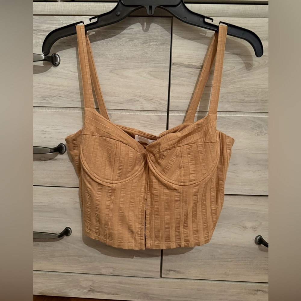 NWT JONATHAN SIMKHAI DEE BUSTIER TANK TOP SIZE XL - Picture 2 of 7